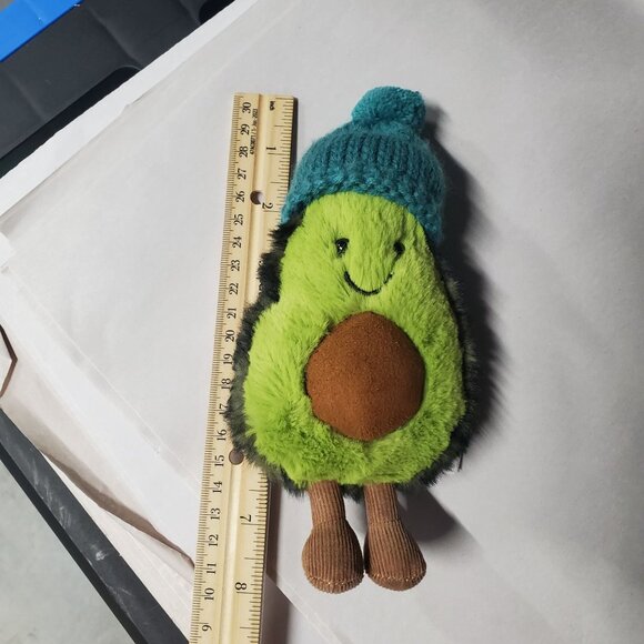 Jellycat Teal Cozi Amuseable Avocado Small Plush Toy Collector Retired - Picture 7 of 9